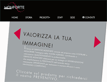Tablet Screenshot of grafichemonforte.com